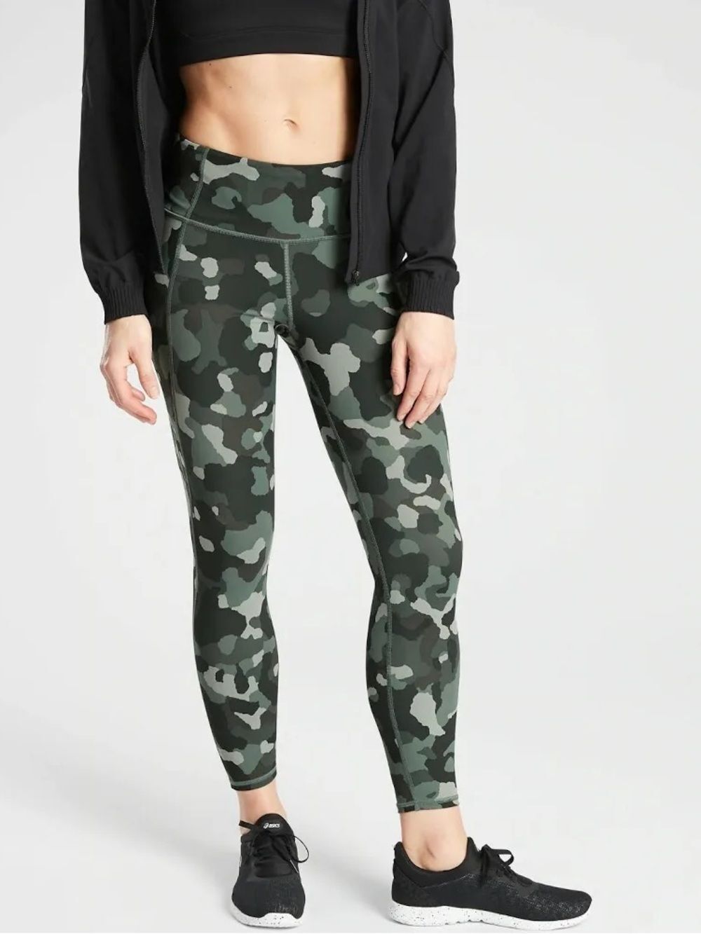 Athleta Plus Size Lightning Camo 7/8 Tight Legging Size 2X